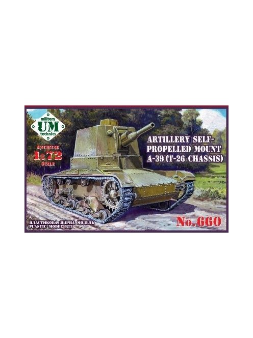 Unimodels - A-39 (T-26 chassis) Soviet self-propelle