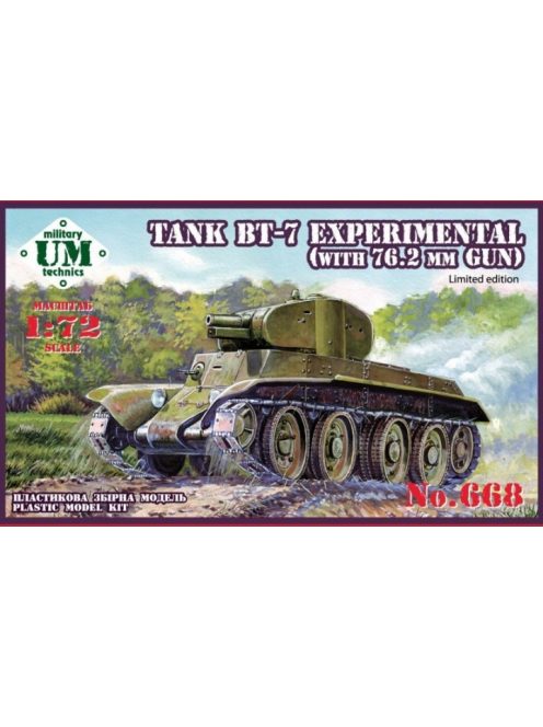 Unimodels - BT-7 Experimental tank with 76.2mm gun