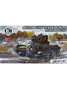   Unimodell - Vickers E Mk.A British Tank(Made F.Polan Plastic Tracks