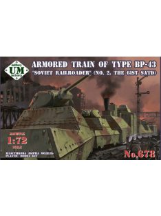   Unimodell - Armored train of type BP-43Soviet rail- roader (#2,the 61st. SATD)