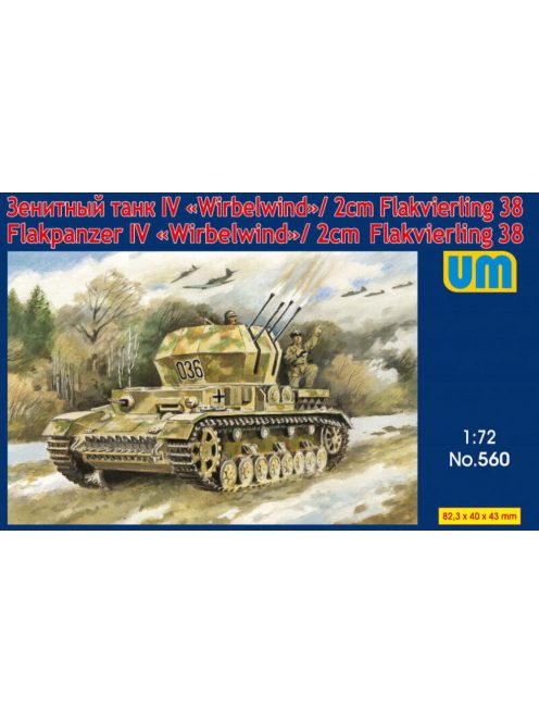 Unimodell - Flakpanzer IV Wirbelwind/2cm Flakvierling 38