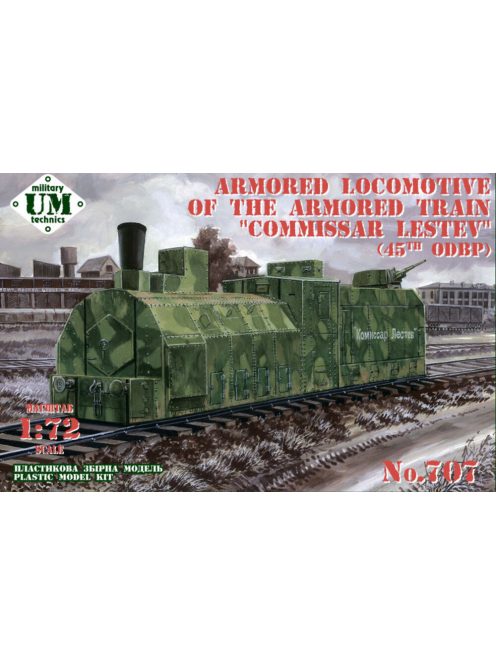 Unimodell - Armored locomotive Ov No. 4994  No. 2 Commissar Lestev of the 45th division