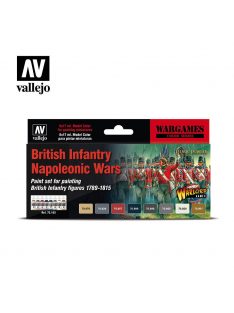   Vallejo - Model Color - British Infantry Napoleonic Wars Paint set