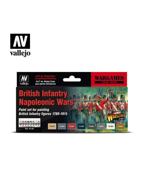 Vallejo - Model Color - British Infantry Napoleonic Wars Paint set