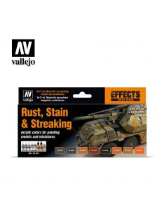   Vallejo - Model Color - Rust, Stain & Streaking by Scratchmod Paint set