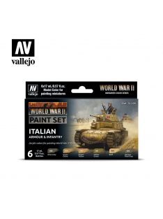   Vallejo - Model Color - WWII Italian Armour & Infantry Paint set