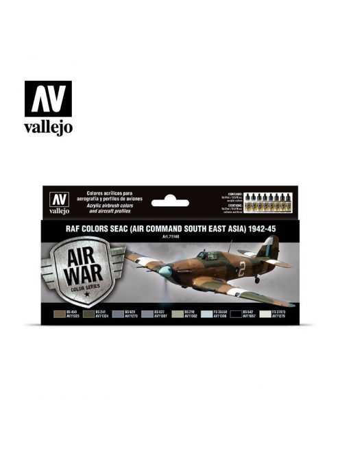 Vallejo - Model Air - Seac (Air Command South East Asia) 1942-45 Paint set