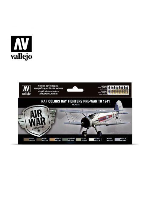 Vallejo - Model Air - Day Fighters Pre-War To 1941 Paint set