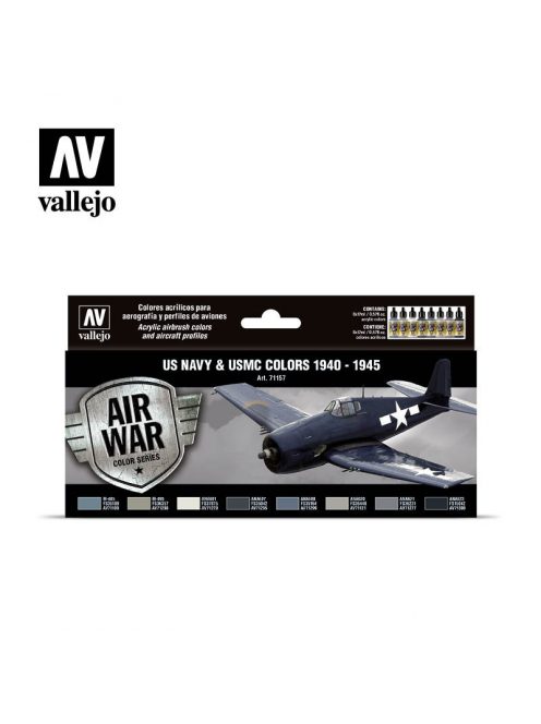 Vallejo - Model Air - US Navy & USMC WWII 1940-1945 Paint set