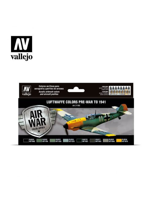 Vallejo - Model Air - Luftwaffe Pre-War To 1941 Paint set