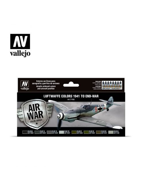 Vallejo - Model Air - Luftwaffe Colors 1941 To End-War Paint set