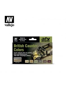 Vallejo - Model Air - British Caunter Colors Paint set