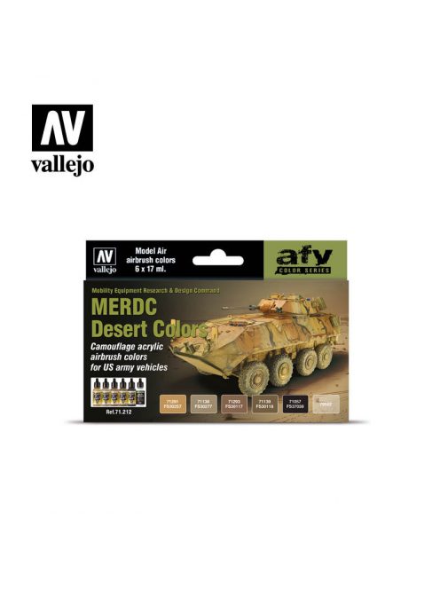 Vallejo - Model Air - MERDC Desert Colors Paint set