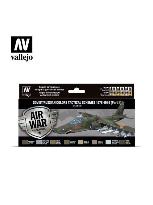 Vallejo - Model Air - Soviet / Russian colors Tactical Schemes 1978-1989 (Part II) Paint set