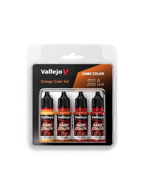 Vallejo - Game Color - Orange Color Set