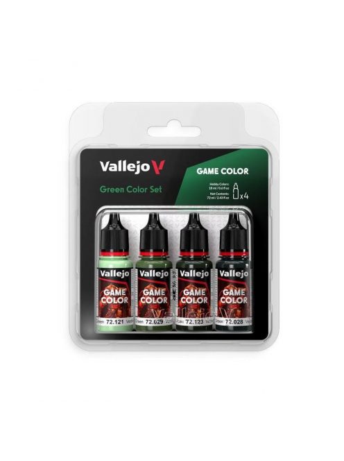 Vallejo - Game Color - Green Color Set