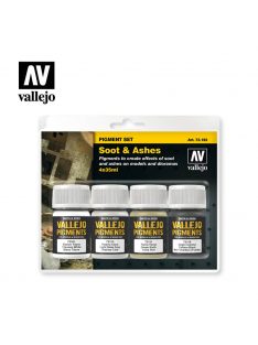 Vallejo - Pigment Set - Soot & Ashes