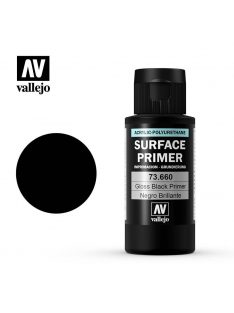 Vallejo - Surface Primer - Gloss Black Primer 60 ml.