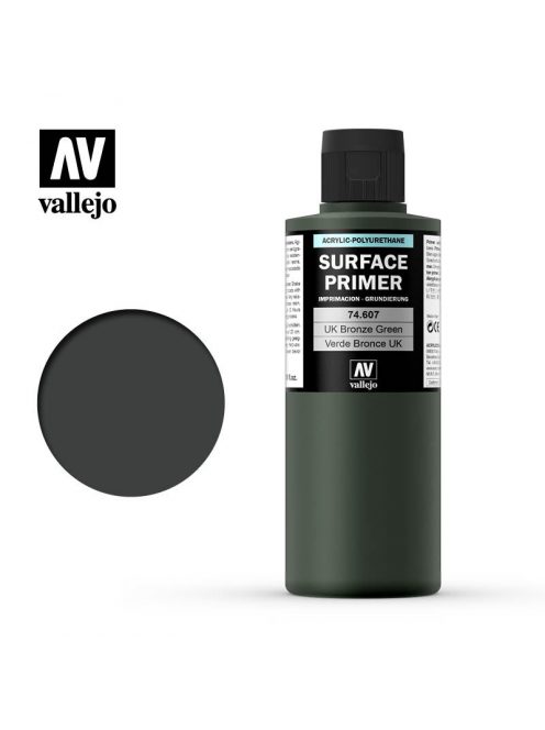 Vallejo - Surface Primer - U.K. Bronze Green 200 ml.