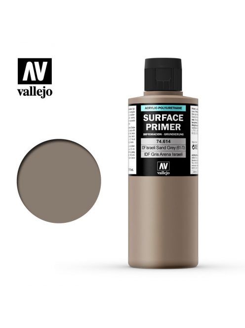 Vallejo - Surface Primer - IDF Israelí Sand Grey 61-73  200 ml.