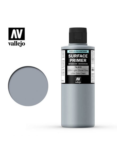 Vallejo - Surface Primer - USN Light Ghost Grey  200 ml.