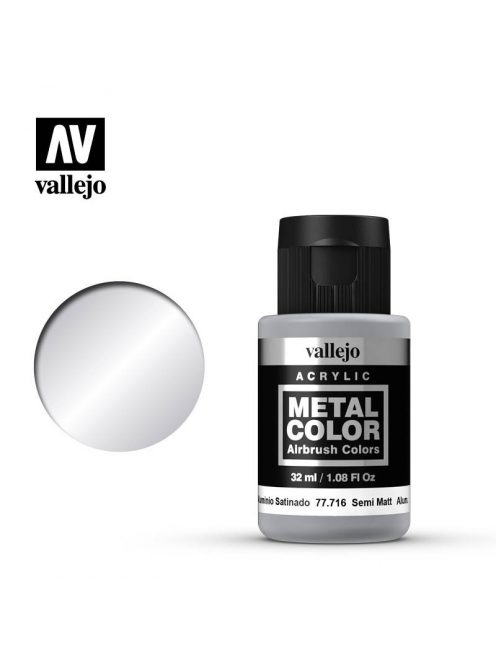 Vallejo - Metal Color - Semi Mate Aluminium