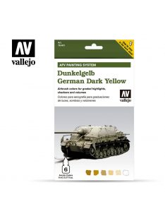   Vallejo - Model Air - AFV German Yellow Armour Painting System Paint set