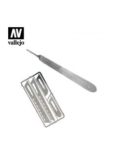 Vallejo - Tools - Saw set #1 with scalpel handle #4