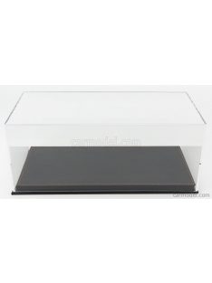   Vetrina Display Box - Vetrina Display Box Base In Pelle Nera - Leather Base Black - Lungh.Lenght Cm 31.7 X Largh.Width Cm 15.9 X Alt.Height Cm 12.9 (Altezza Interna Interior Height Cm 11.3) Plastic Display