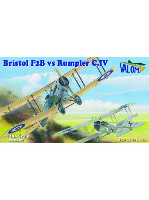 Valom - 1/144 Bristol F2B vs Rumpler C.IV (Duels in the sky) - Valom