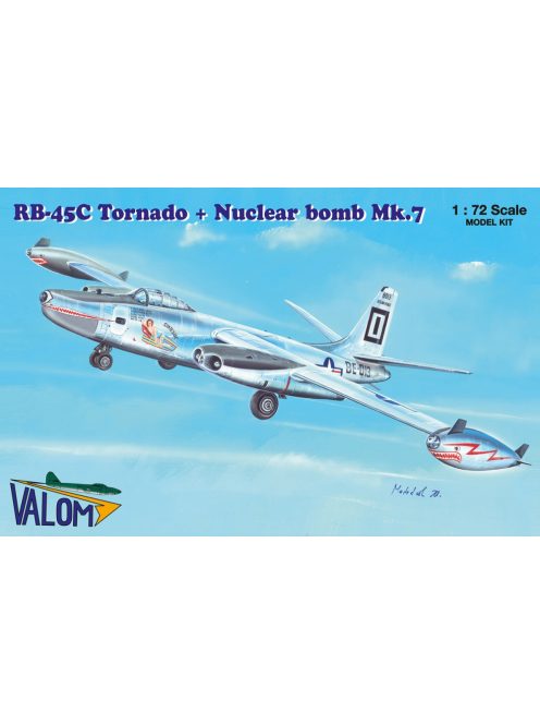 Valom - 1/72 N.A. RB-45C Tornado + Mark 7 nuclear bomb