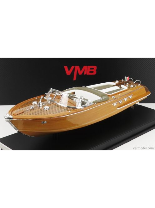 Vmb-Models - Riva Aquarama Motoscafo Boat 1962 - Lamborghini - Con Vetrina - With Showcase - Cm. 47.0 X Cm. 13.5 Wood