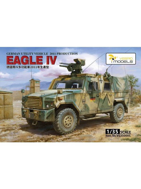 Vespid models - 1:35 German Eagle IV Utility Vehicle 2011 production (Standard edition)