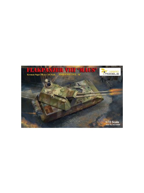 Vespid models - Flakpanzer Viii Maus Metal Barrel
