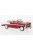 WHITEBOX - 1:24 Chevrolet Bell Air 4-door Sedan, red/white, 1956 - WHITE BOX