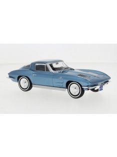   WHITEBOX - Chevrolet Corvette (C2) Stingray, blau, 1963, 1:24