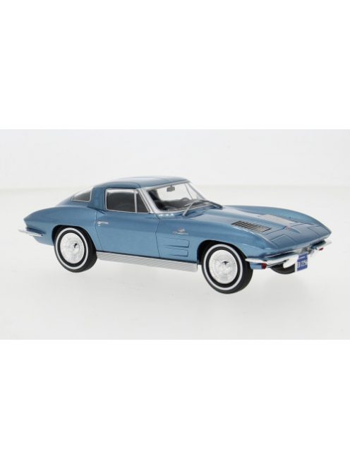 WHITEBOX - Chevrolet Corvette (C2) Stingray, blau, 1963, 1:24