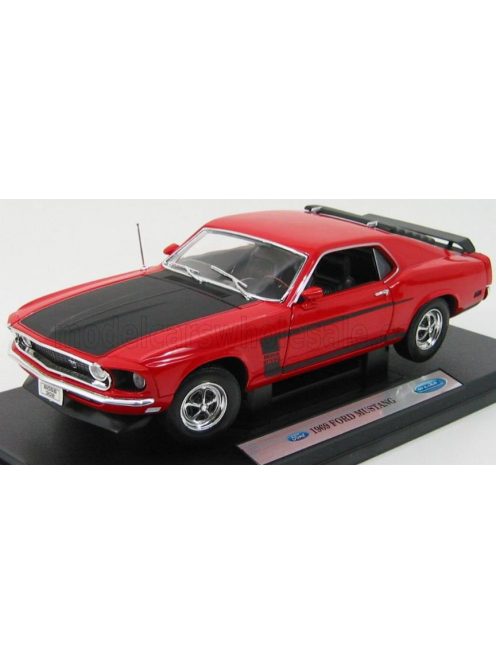 Welly - FORD USA MUSTANG BOSS 302 1969 DARK ORANGE