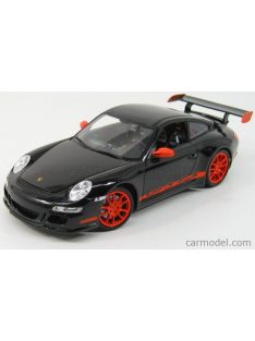 Welly - Porsche 911 997 Gt3Rs 2010 Black Orange