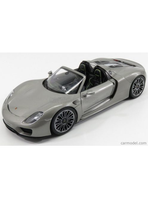 Welly - Porsche 918 Spider Open 2015 Grey Met