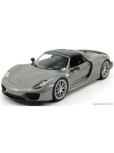   Welly - Porsche 918 Spider Hard-Top Closed 2015 - Carbon Roof Grey Met