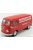 Welly - Volkswagen T1 Van Porsche Renndienst 1962 Red