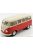 Welly - Volkswagen T1 Minibus 1963 Red Cream