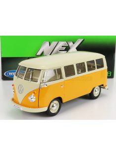 Welly - VOLKSWAGEN T1 MINIBUS 1963 WHITE OCHRE