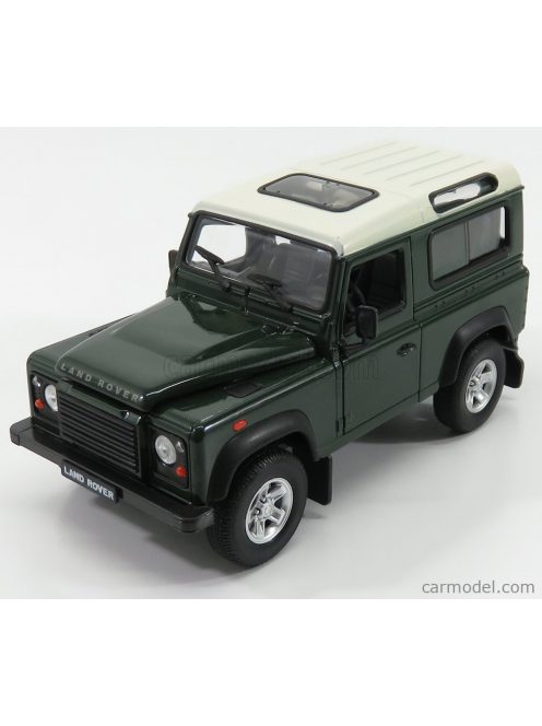 Welly - Land Rover Land Defender 90 1984 Green White