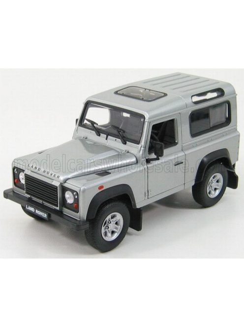 Welly - LAND ROVER LAND DEFENDER 90 1984 SILVER