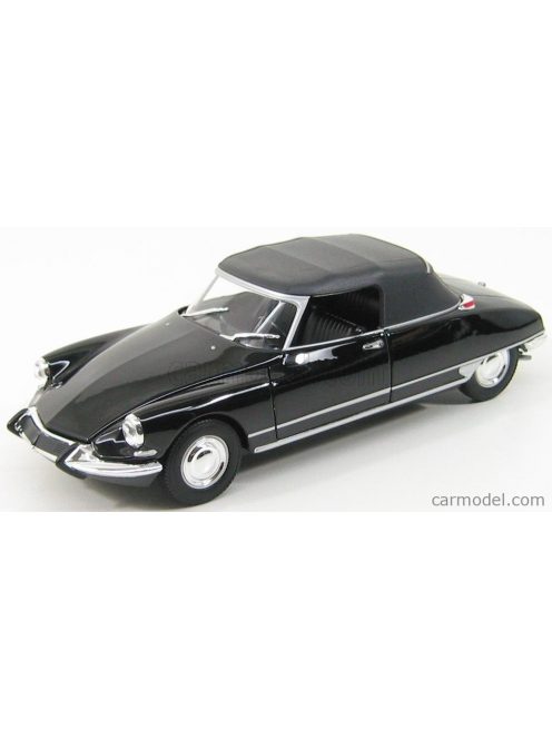 Welly - Citroen Ds19 Cabriolet Soft-Top 1965 Black