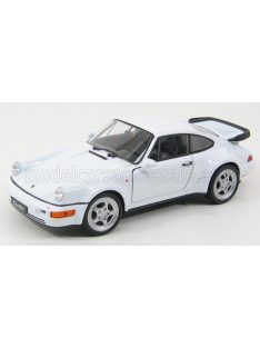 Welly - PORSCHE 911 964 TURBO COUPE 1990 WHITE