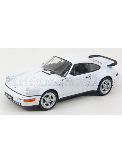 Welly - PORSCHE 911 964 TURBO COUPE 1990 WHITE