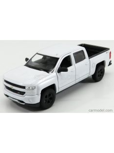 Welly - Chevrolet Silverado Double Cabine Pick-Up 2017 White